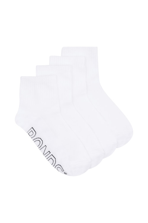 Womens Logo Lightweight Quarter Crew 4 Pack