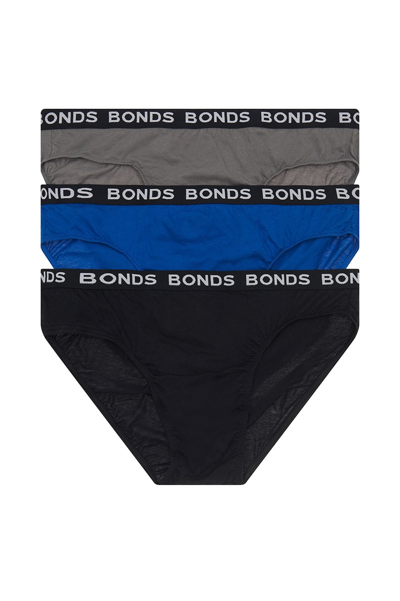 Bonds Hipster Brief 3 Pack, Mens Underwear
