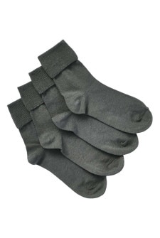 Bonds Kids School Turnover Top 4pk Grey