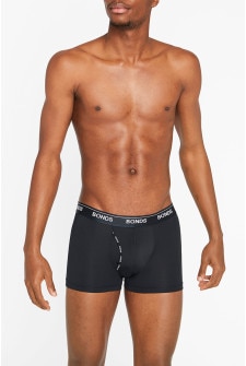 Bonds Microfibre Guyfront Trunk Nu Black