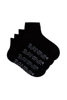 Kids Logo Light Quarter Crew 4 Pack