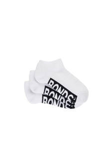 Bonds Kids Cushioned Low Cut 3 Pack White