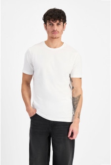 Slim Longline Midweight Crew Tee