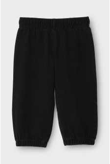 Black Denim Wash Jogger