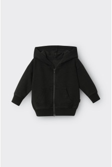 Black Denim Wash Hoodie