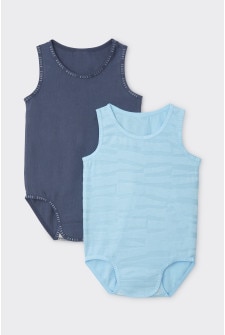 Wondergrow Textured Singletsuit 2 Pack