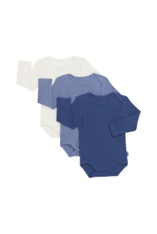 Essentials Rib Longsleeve Bodysuit 3 Pack