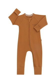 Wide Needle Rib Zippy