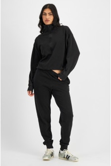 Denim Wash Sweats Skinny Leg Trackie