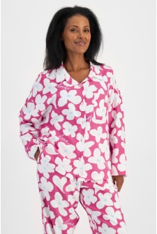 Sleep Flannelette Long Sleeve Shirt