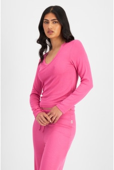 Sleep Modal Blend Rib Long Sleeve