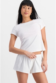 Sleep Pointelle Tee