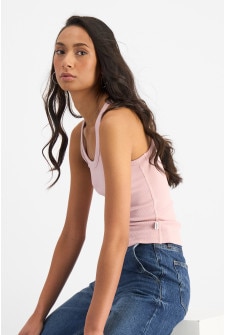 Organics Cotton Rib Scoop Tank