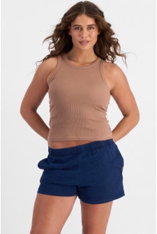 Cotton Rib Bra Tank