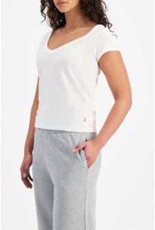 Zoe (She/Her) wears size Large and is 170cm tall with 98cm chest and 85cm waist
