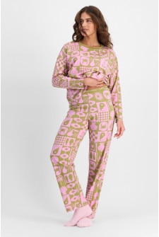 Sleep Wide Leg Aussie Cotton Pant
