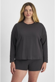 Sleep Relaxed Long Sleeve Aussie Cotton Tee