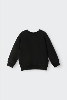 Black Denim Wash Pullover
