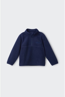 Kids Teddy Fleece Half Zip Pullover