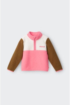 Kids Teddy Fleece Half Zip Pullover