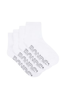 Womens Logo Lightweight Quarter Crew 4 Pack