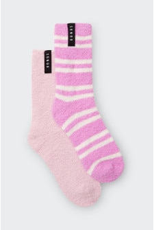 Womens Supersoft Crew Socks 2 Pack