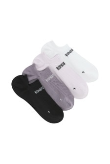 Womens Play It Cool No Show Socks 4 Pack