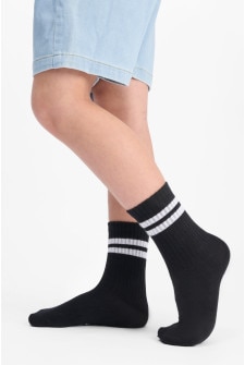 Kids Rib Crew Socks 3 Pack