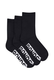 Mens Logo Cushioned Crew 3 Pack