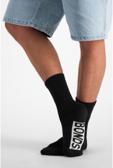 Mens Logo Cushioned Crew 3 Pack