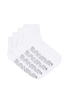 Mens Logo Lightweight Quarter Crew 4 Pack