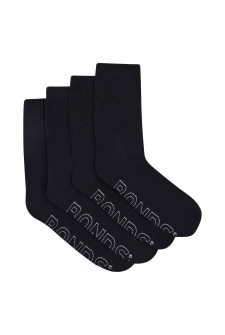 Mens Logo Lightweight Crew 4 Pack