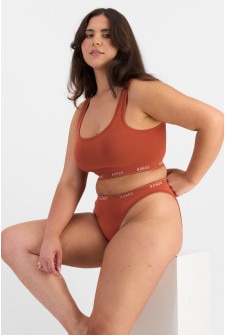 Originals Viscose Bamboo Rib Crop