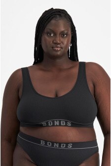 Retro Rib&trade; Seamless Deep V Crop