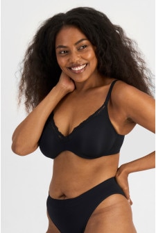 Bases Non Contour Underwire Lace Bra