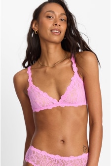 Icons Lace Triangle Bralette