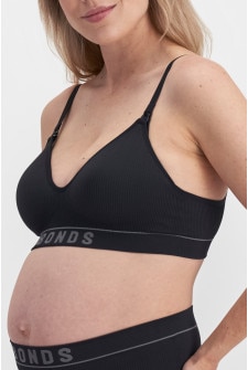 Retro Rib Maternity Wirefree Bra