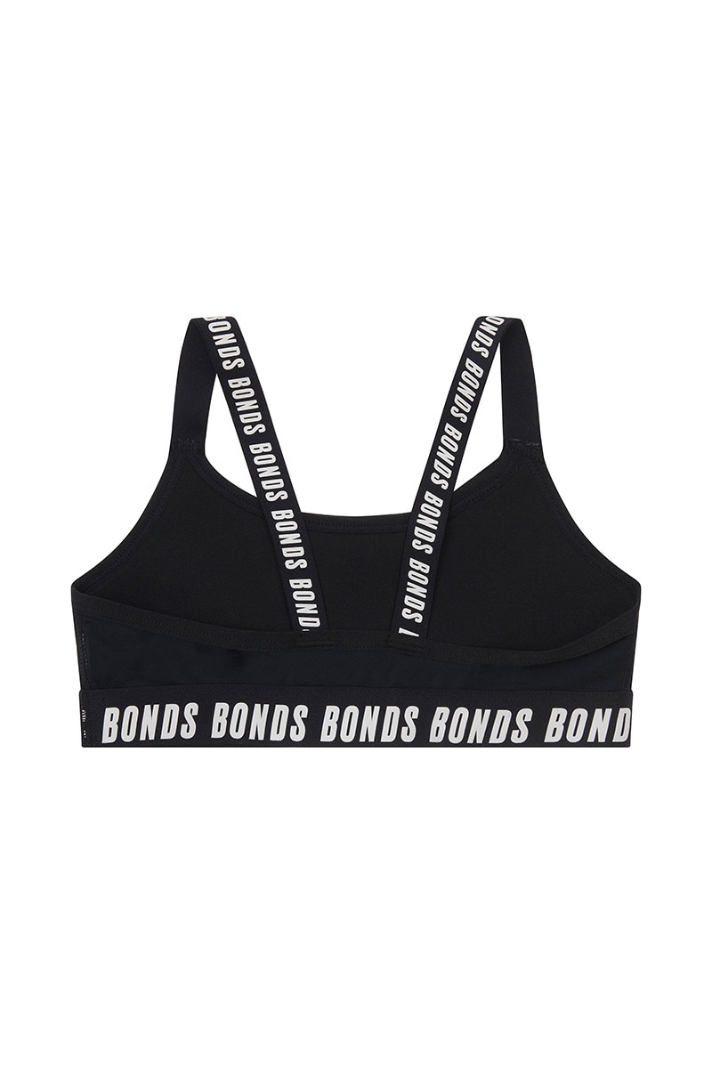 Bonds Girls Performance Pullover Crop - White - Size 10-12
