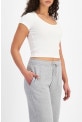 Organic Rib Scoop Tee