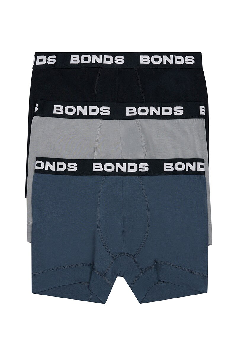 Bonds Total Package Trunk 3 Pack, Mens Underwear