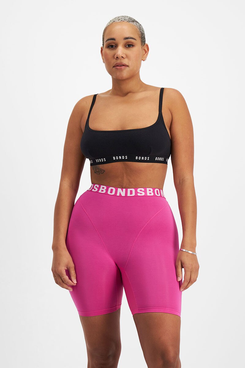Bonds Women's Chafe Off Shorts - Pink - Size 22