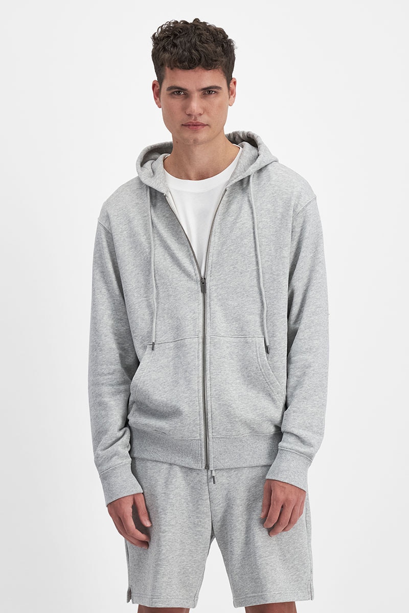 Monogram French Terry Zip-Through Hoodie - Men - Ready-to-Wear