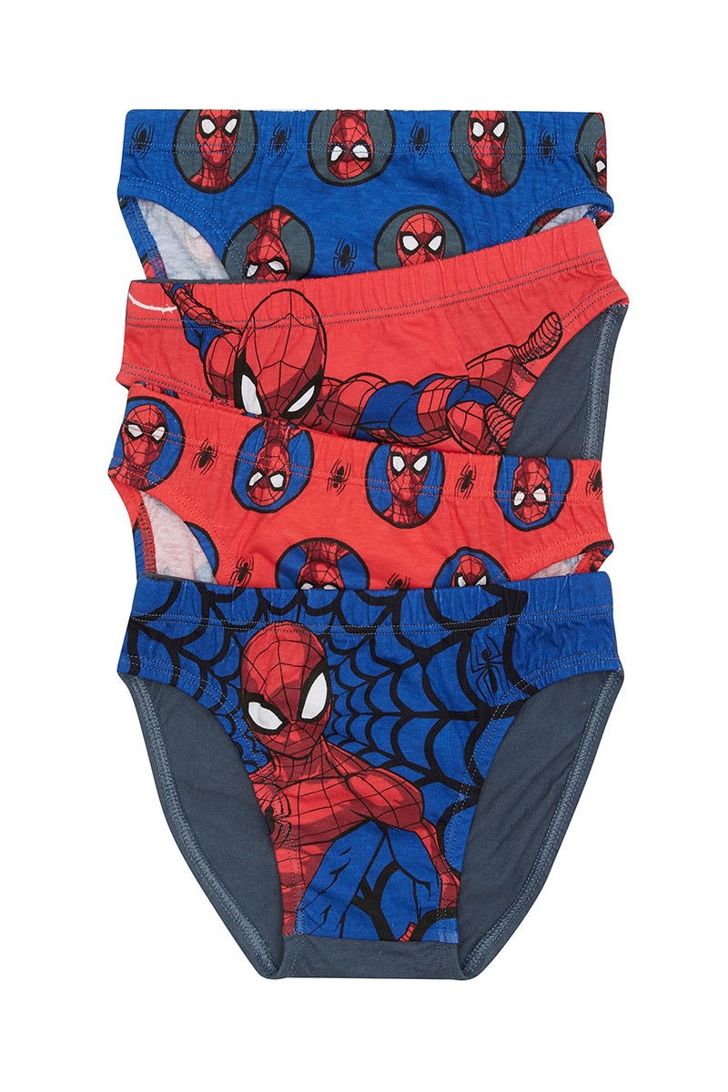 Boys Spiderman Brief 4 Pack