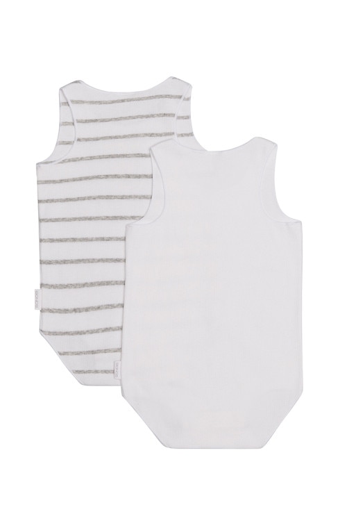Baby Wonderbodies Rib Singletsuit 2 Pack