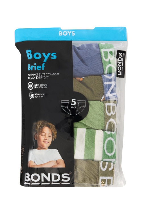 Boys Brief 5 Pack