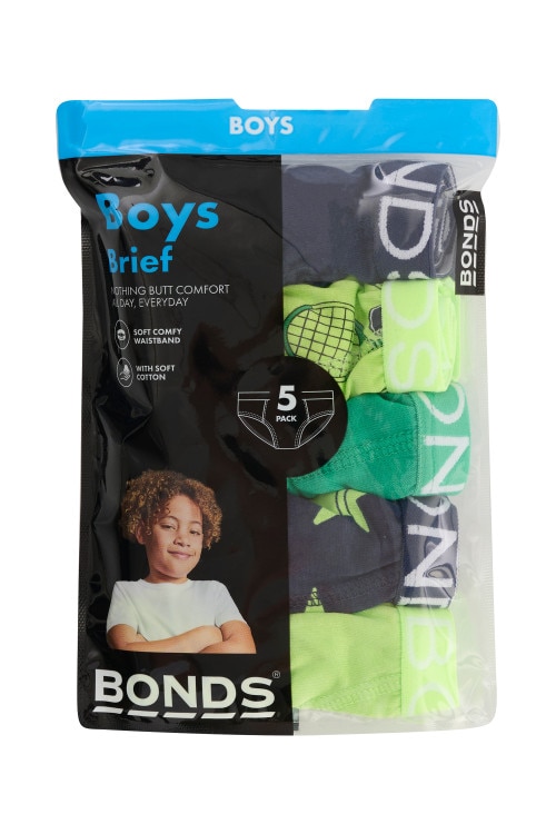 Boys Brief 5 Pack