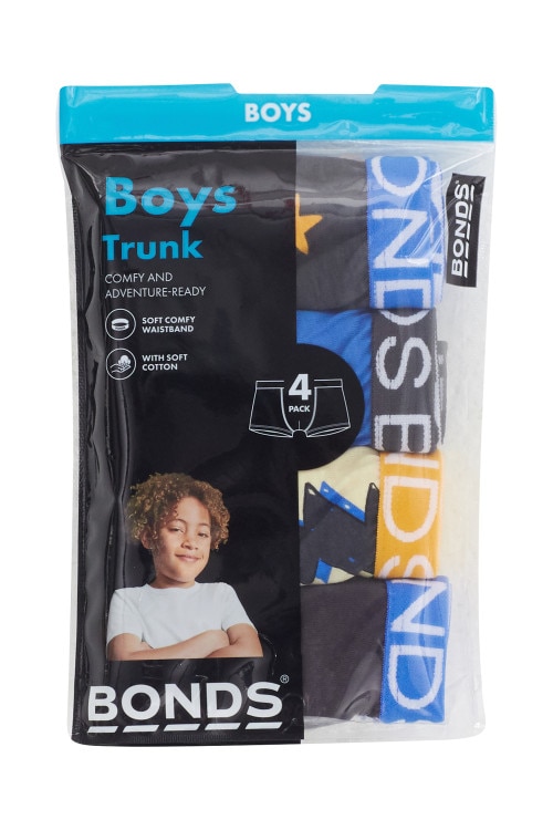 Boys Trunk 4 Pack