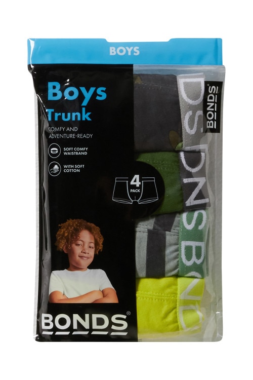 Boys Trunk 4 Pack