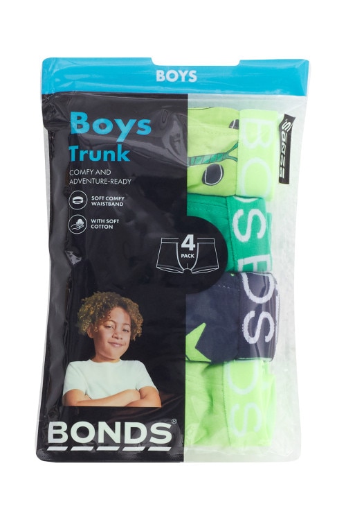 Boys Trunk 4 Pack