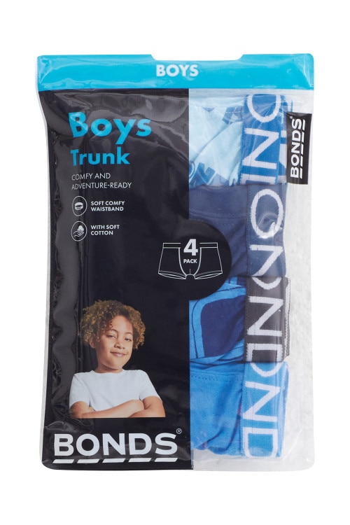 Boys Trunk 4 Pack